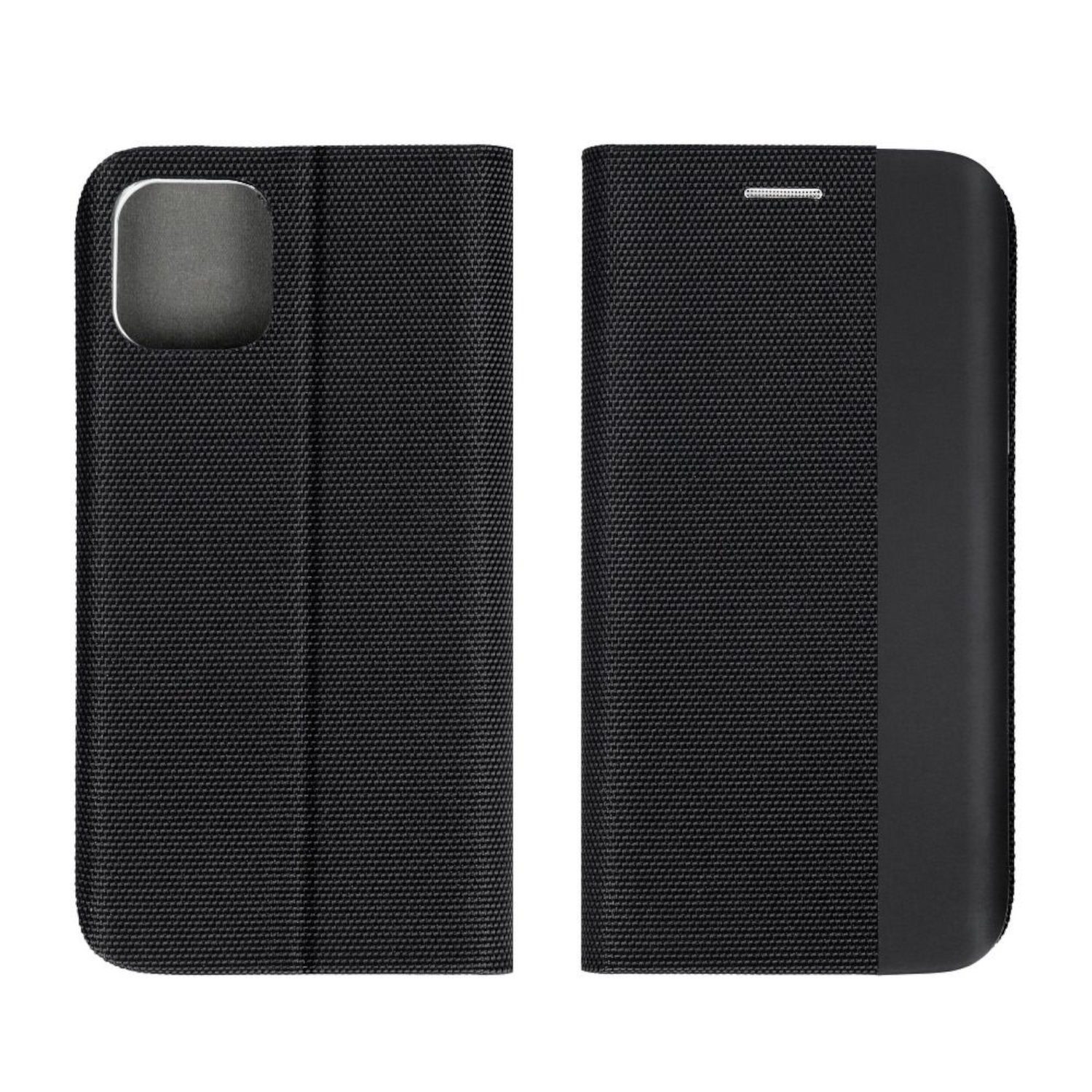 JAMCOVER Bookcase Mix, Bookcover, Schwarz Max, 12 Apple, Pro iPhone