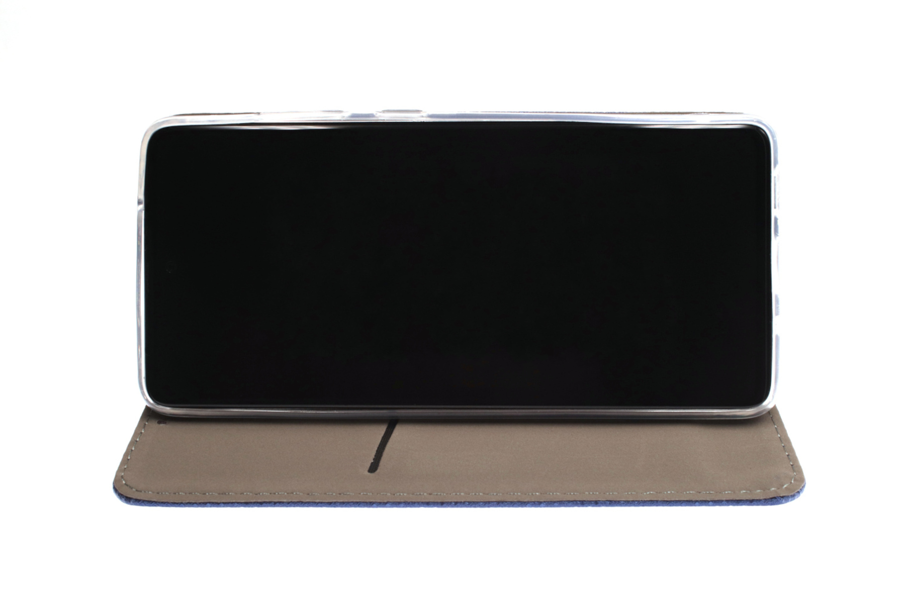 JAMCOVER Bookcase Texture, Bookcover, Samsung, Marineblau Galaxy 5G, A34