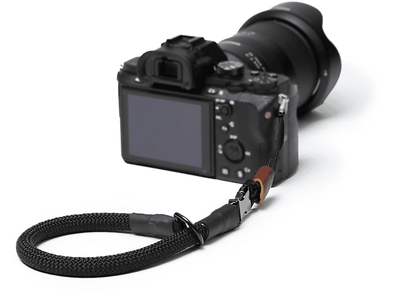 Handschlaufe (Für 30cm, Nikon, Handmade, Canon, & Sony, System- passend C-ROPE Fujifilm, alle für für Black, Silent Spiegelreflexkameras THE Black, LOOP, Olympus, Kamera, Leica Schnellverschluss, Panasonic, Silent geeignet)