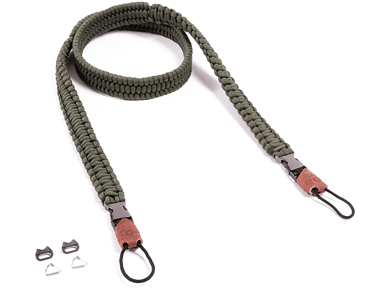 C-Rope Camerariem The Traveler handgevlochten paracord, schouderriem met snelsluiting, donkerblauw, 140 cm