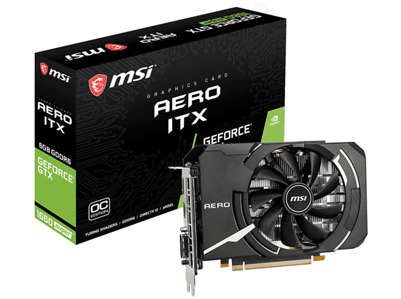 OC Grafikkarte) AERO ITX GTX SUPER MSI GeForce 1660 (NVIDIA,