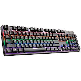 Teclado Gaming - TRUST 22633, USB, Negro