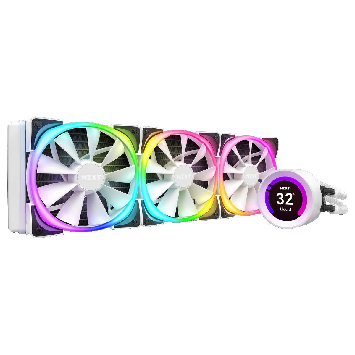 Refrigeración líquida para CPU - NZXT RL-KRZ73-RW