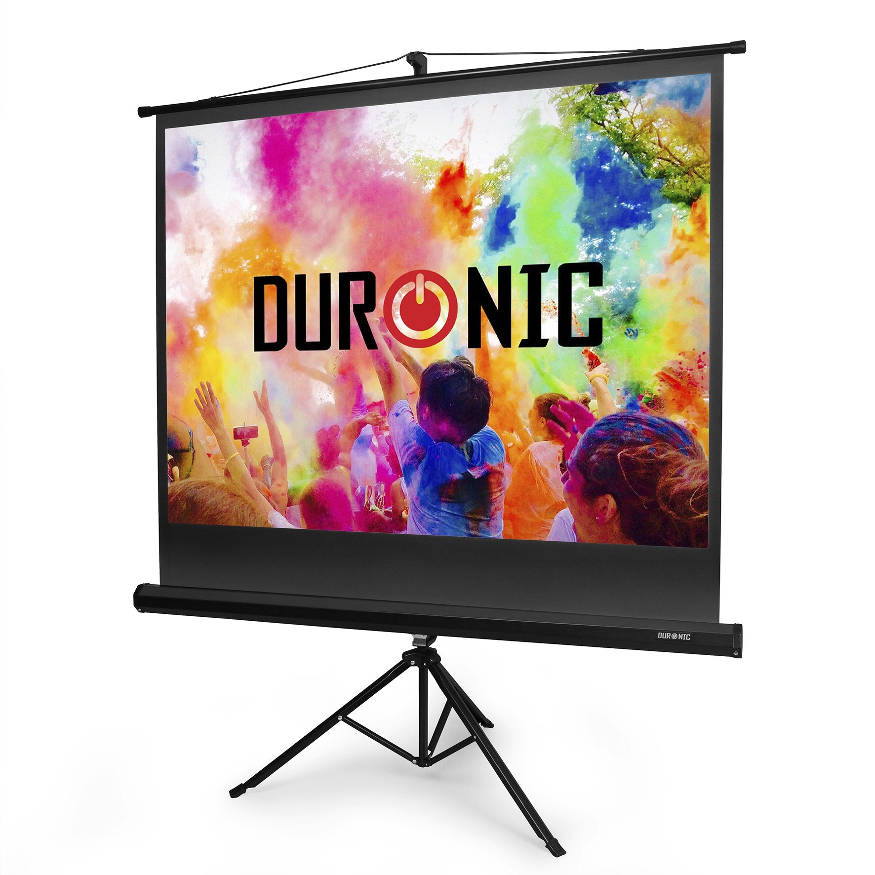 50 Beamerleinwand x | Tragbar 4K HD Zoll | 3D 76cm | 102 TPS50 Stativleinwand Full | leichte 4:3, Heimkino DURONIC Leinwand