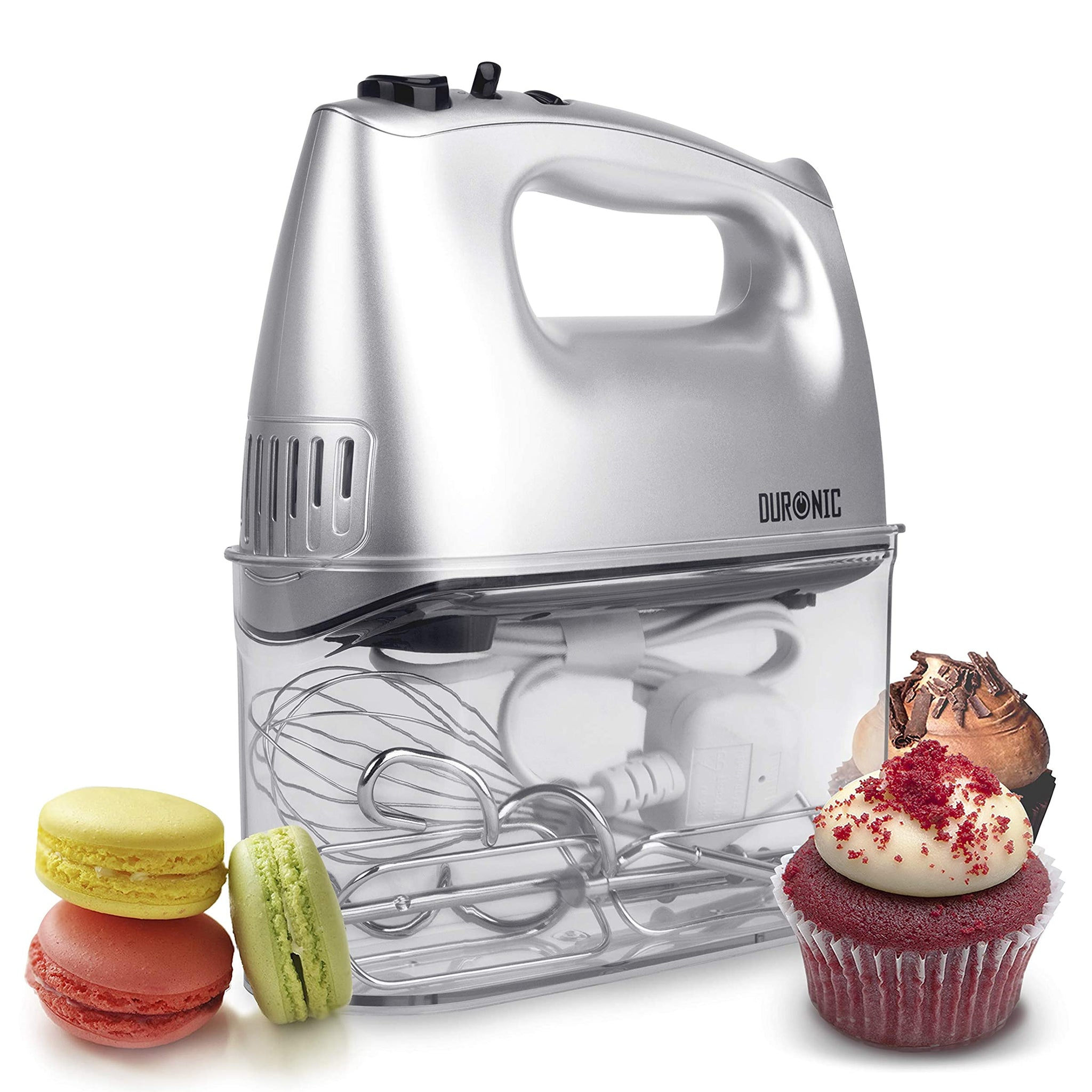 Silber DURONIC HM4 Handmixer Watt) (400 SR