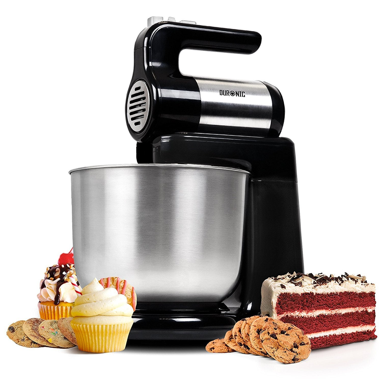Amasadora SM3 - DURONIC, 300 WW, 5velocidades, Negro