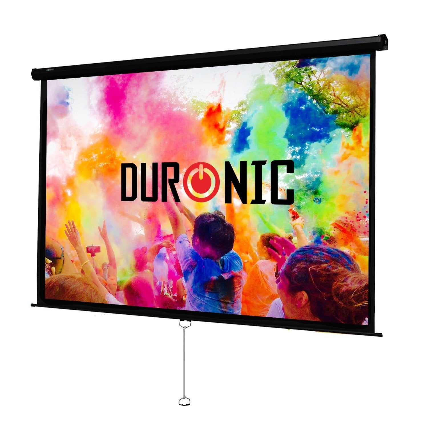 Projektorleinwand Deckenmontage MPS80 | Zoll und 80 BK 163 122cm | DURONIC 4:3, Heimkino Leinwand Wand- | x Beamerleinwand