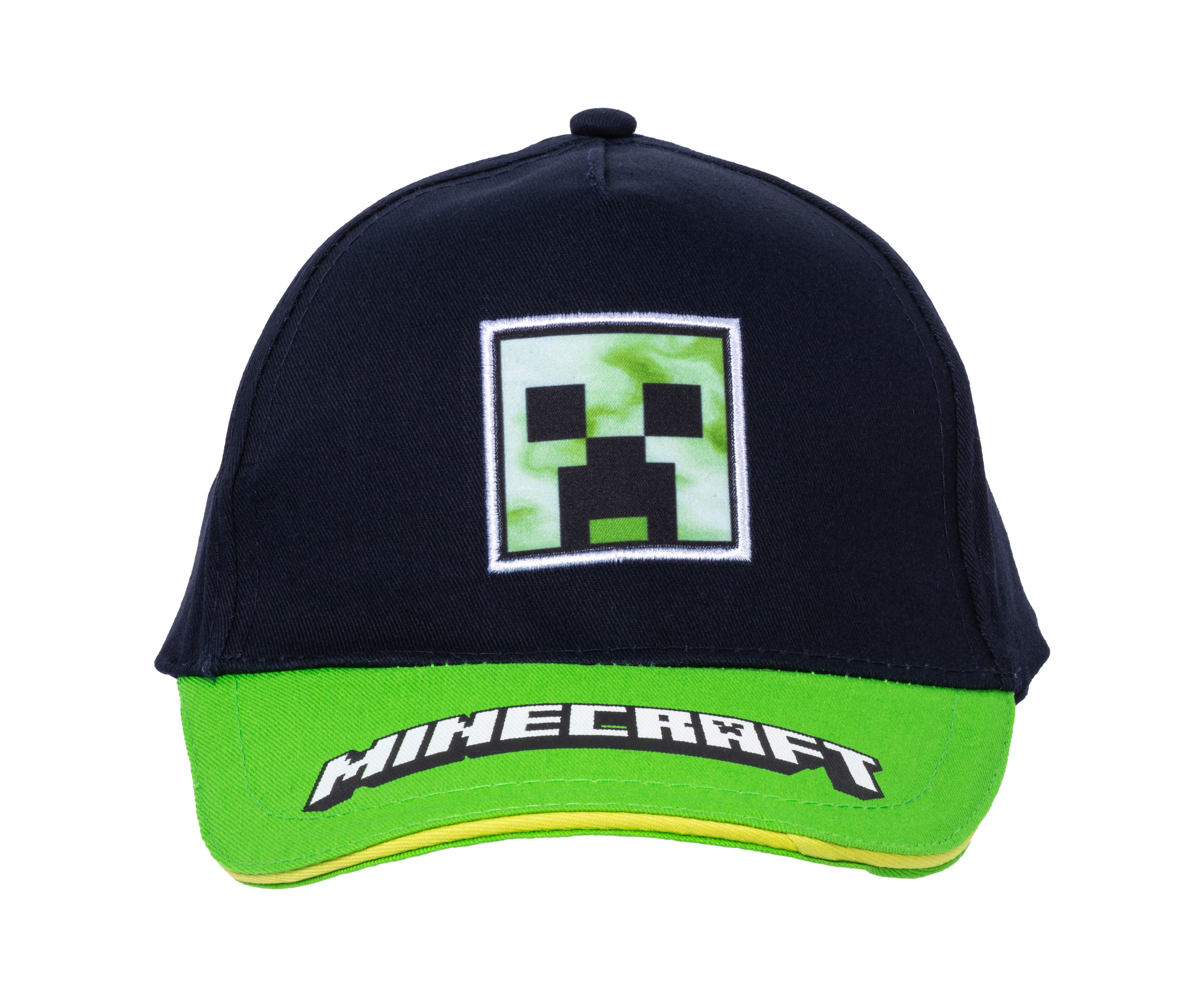 Snapback Kappe - grün 2 - Creeper Minecraft