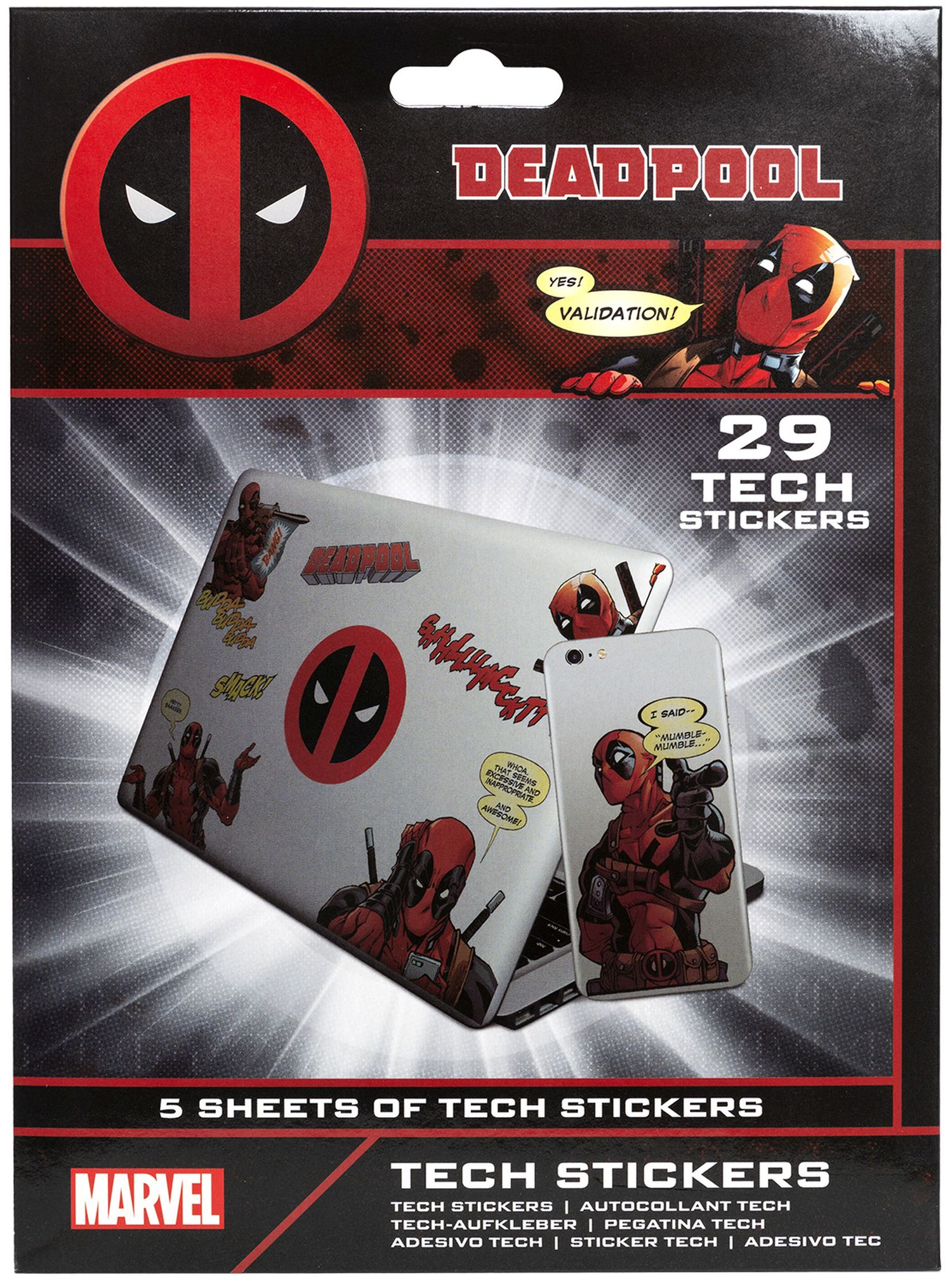 Tech Sticker - Deadpool