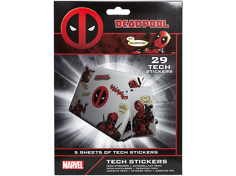 - Tech Sticker Deadpool