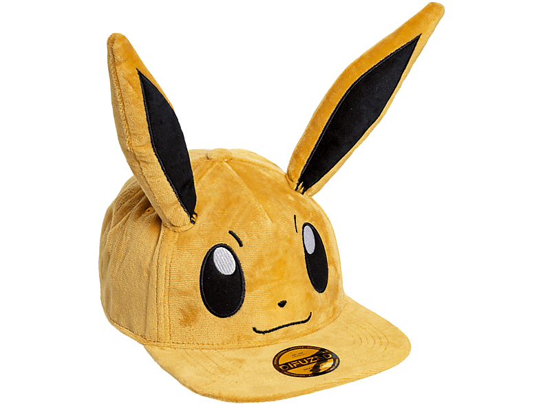 Pokémon - - Snapback Evoli Plüsch Kappe