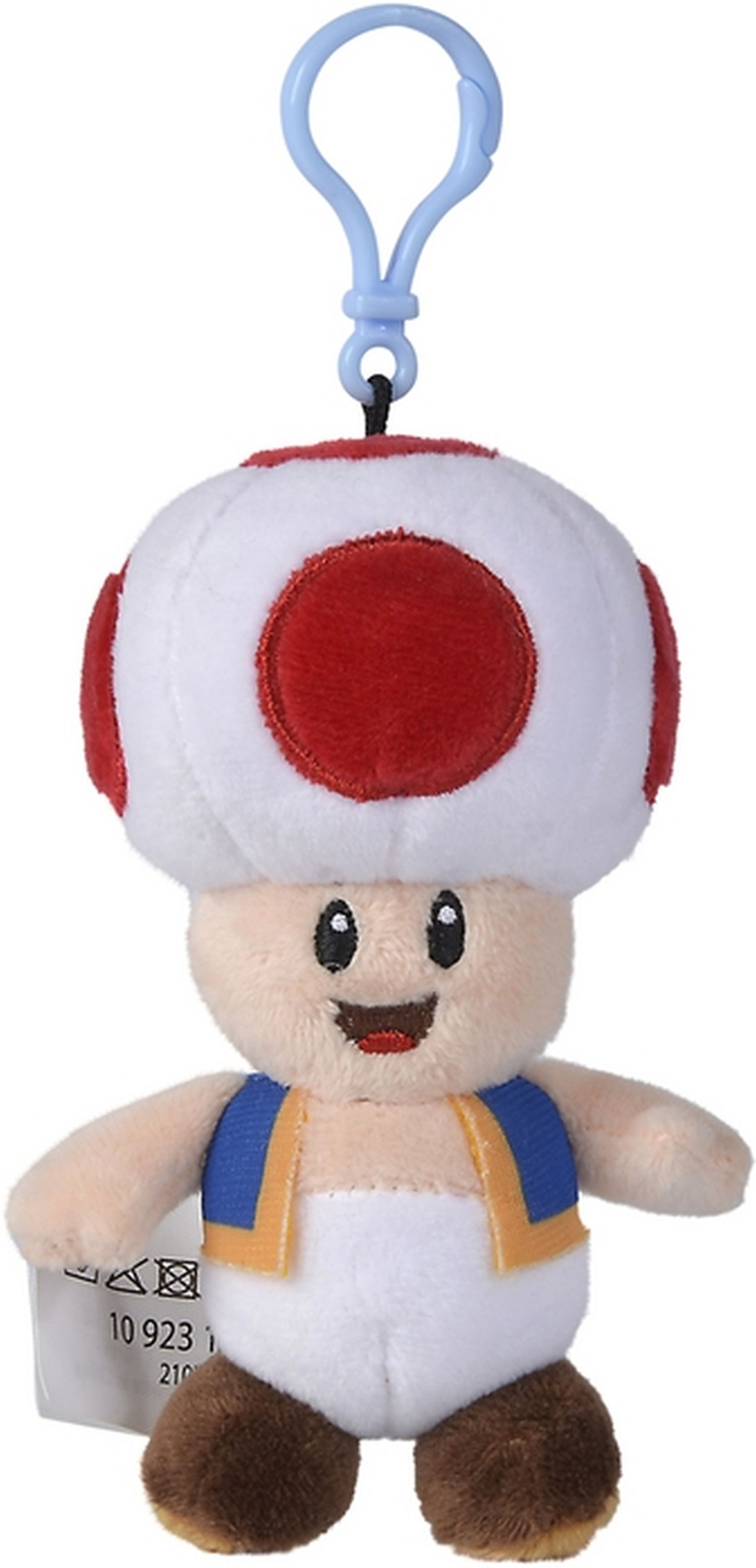 Super Mario - Toad Plüsch cm Schüsselanhänger 15 