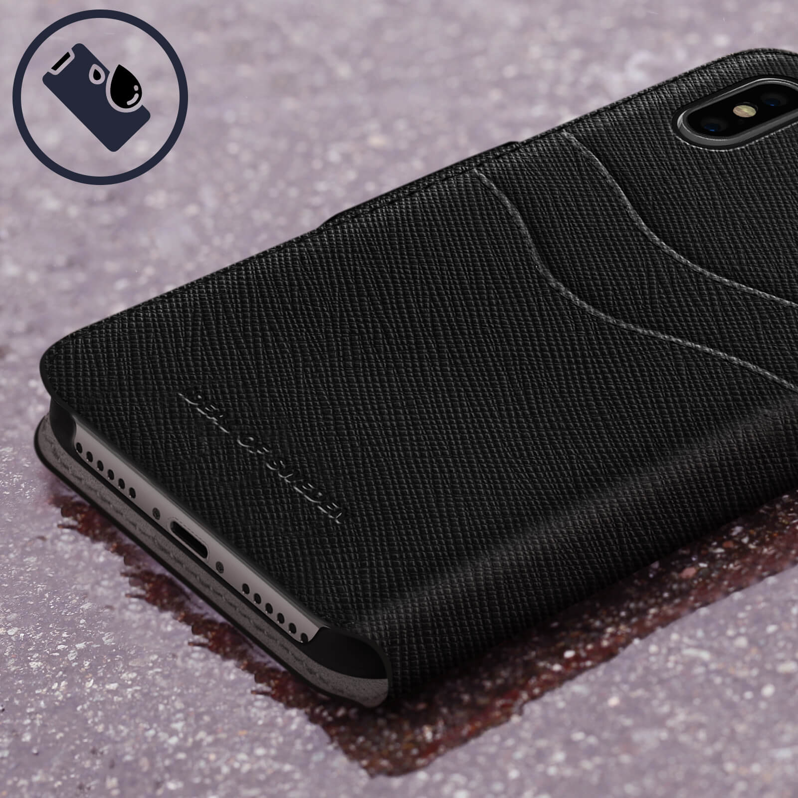 Full Cover, IDFW-I8-01, X, iPhone IDEAL Black SWEDEN iPhone XS, OF Apple,