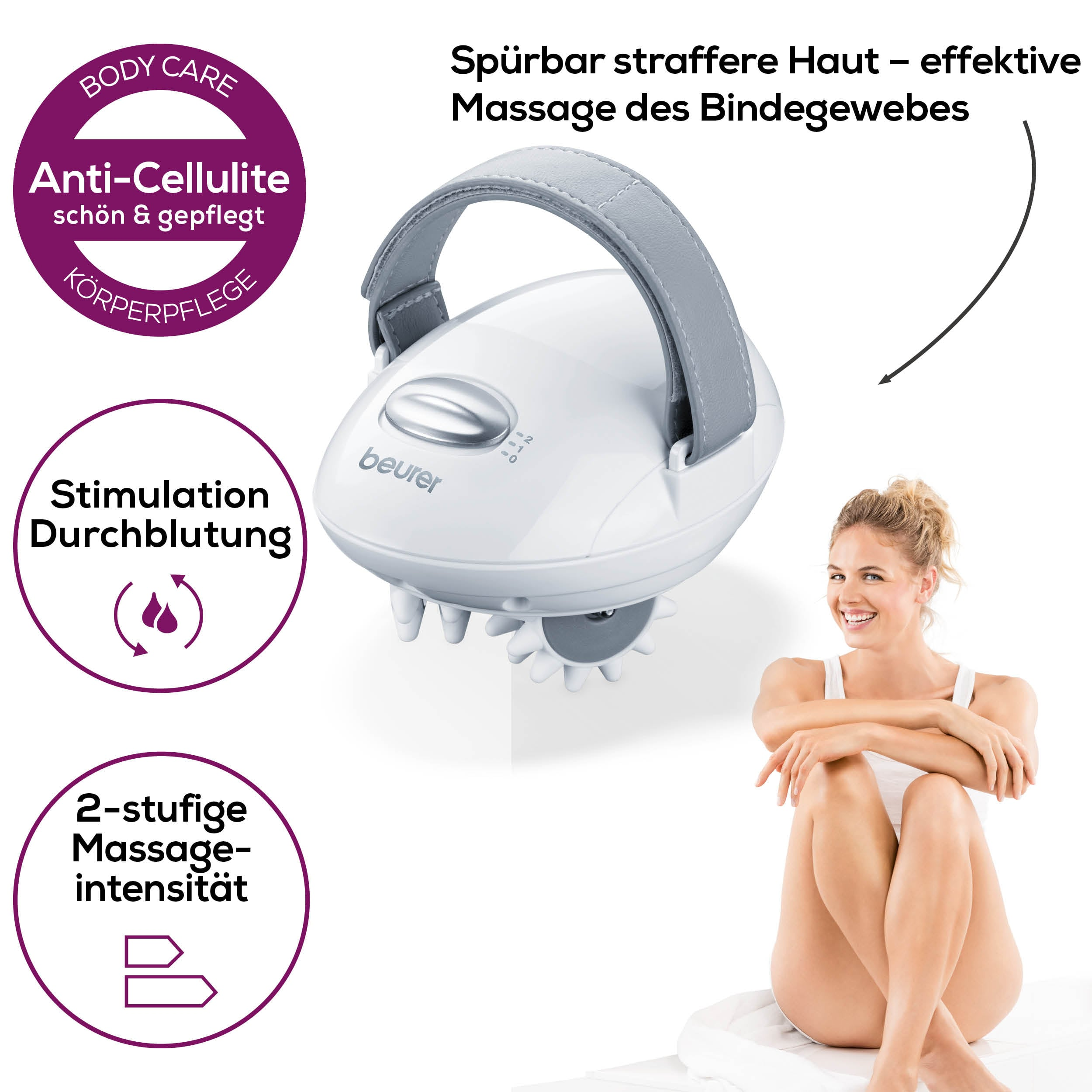 50 Massage CM BEURER Weiß Cellulite