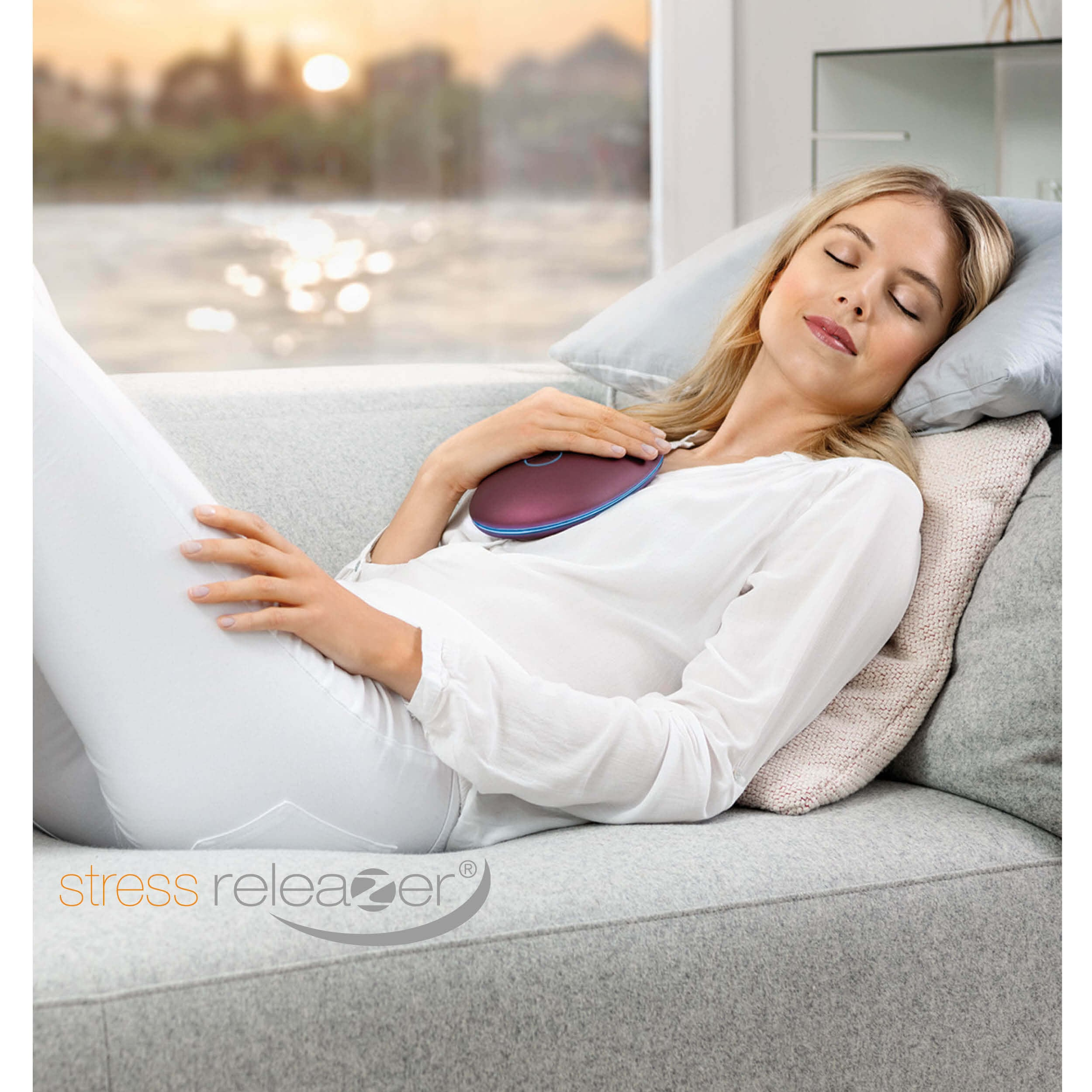 stress releaZer® Entspannungshilfe Gerät einem BEURER und in Atemtrainer