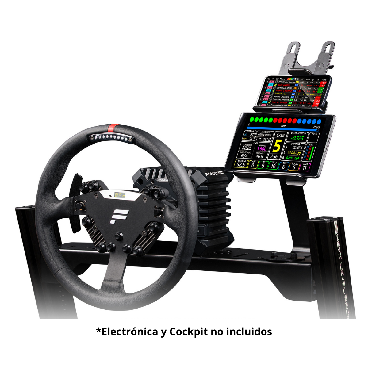 Accesorio Serie Elite - NEXT LEVEL RACING Elite Tablet/Button Box Mount Add-On, Gris metalizado