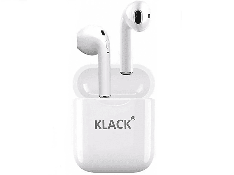 Auriculares Inalambricos - INPOD KLACK, Intraurales, Bluetooth, Bluetooth  compatible con Iphone Samsung Huawei Xiaomi Negro