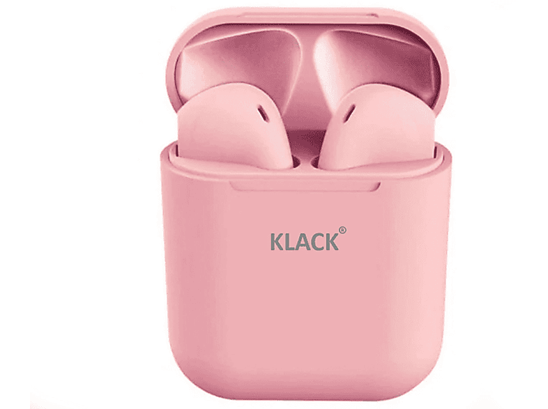 Auriculares Inalámbricos Bluetooth con Micrófono y Caja de Carga - I11  KLACK, Intraurales, Bluetooth, Blanco