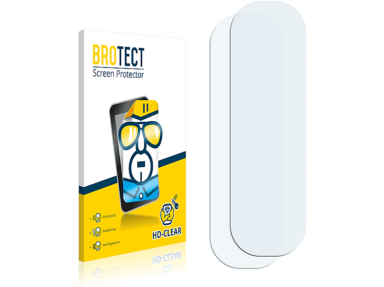 BROTECT 2x klare Schutzfolie(für Samsung Galaxy A50)