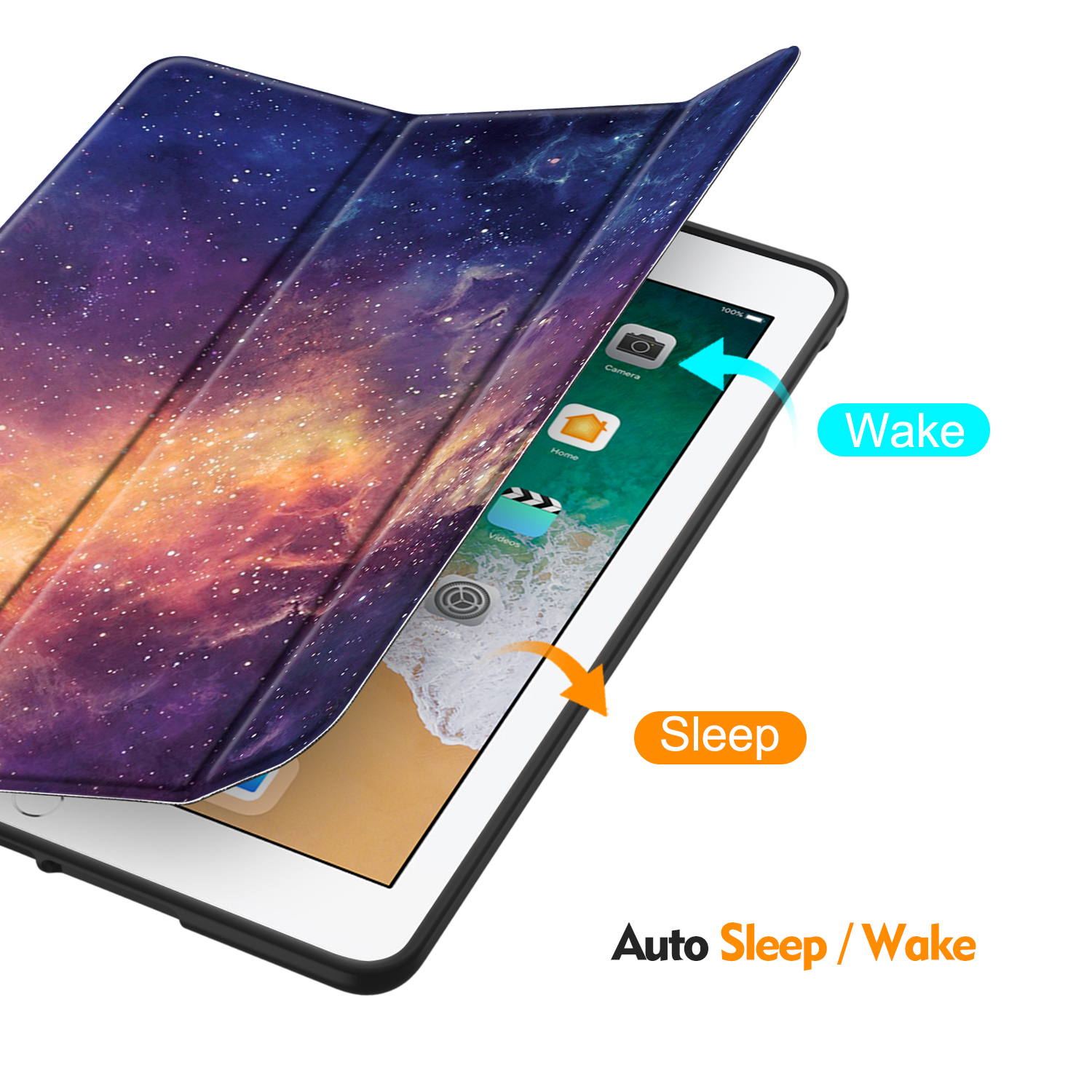 FINTIE Hülle Tablethülle Bookcover für Die Apple Thermoplastisches Galaxie Polyurethan