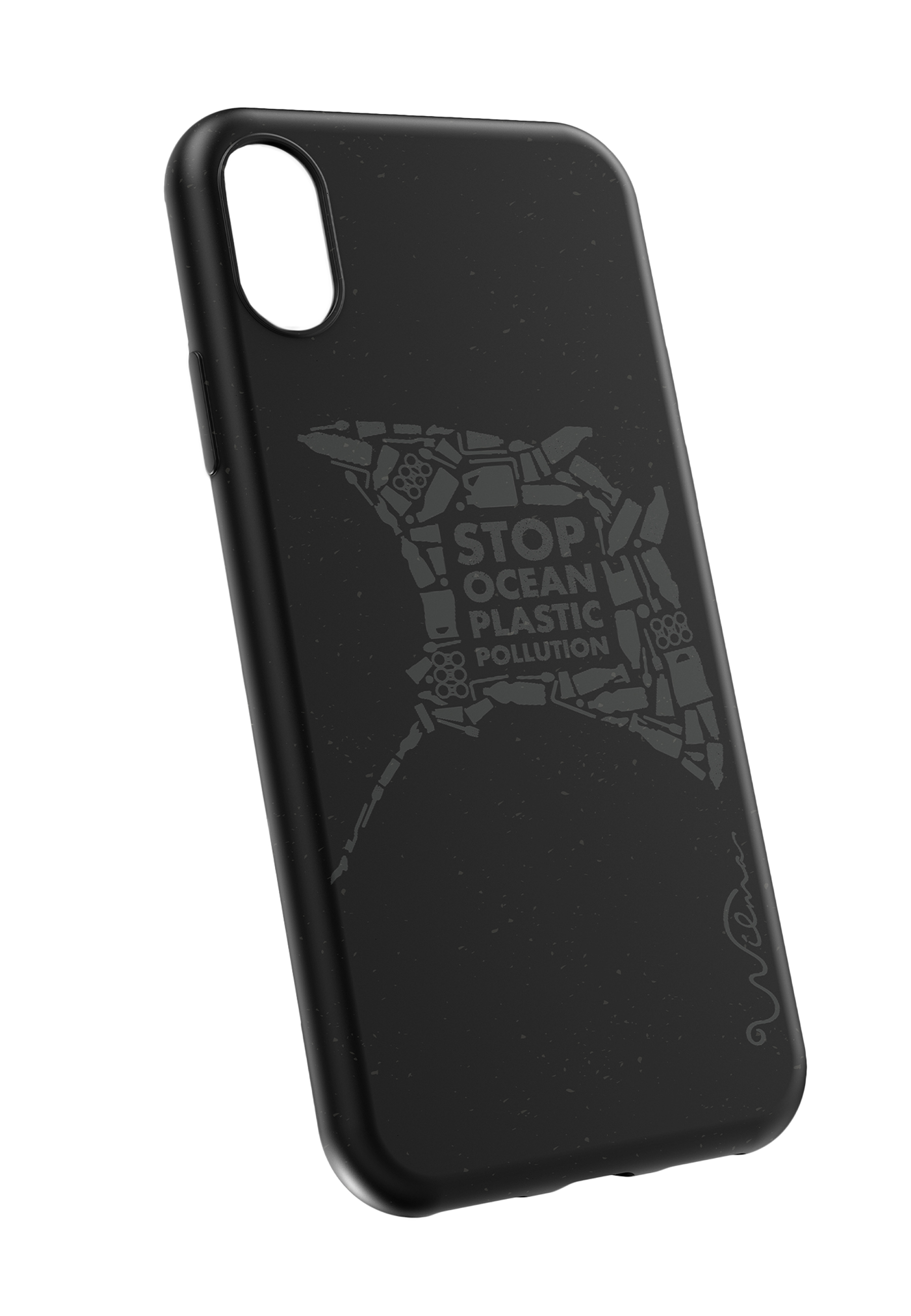 black Backcover, BY ECO RIPXR, FASHION XR, Apple, WILMA iPhone