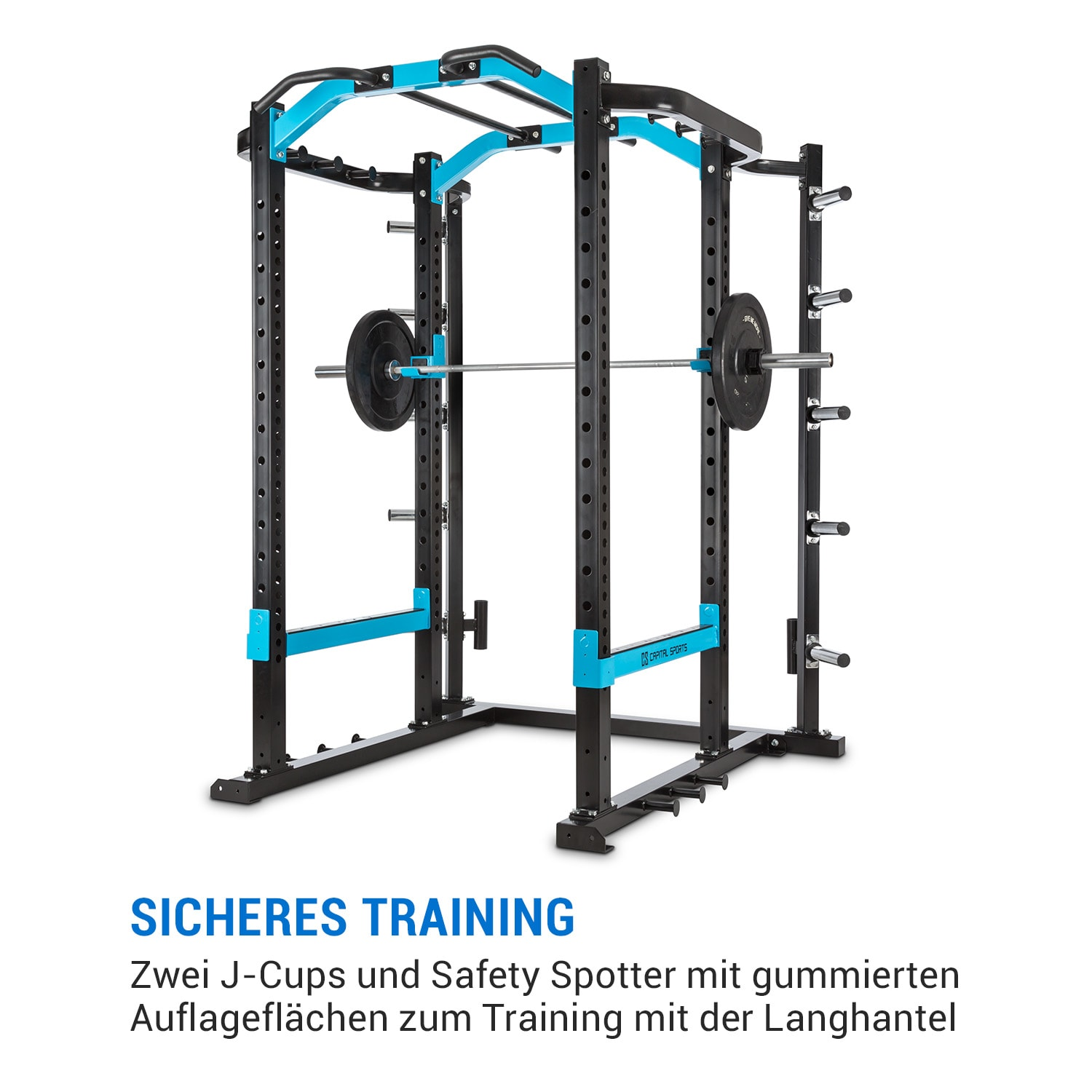 Amazor Pro P Power CAPITAL Rack, SPORTS Schwarz