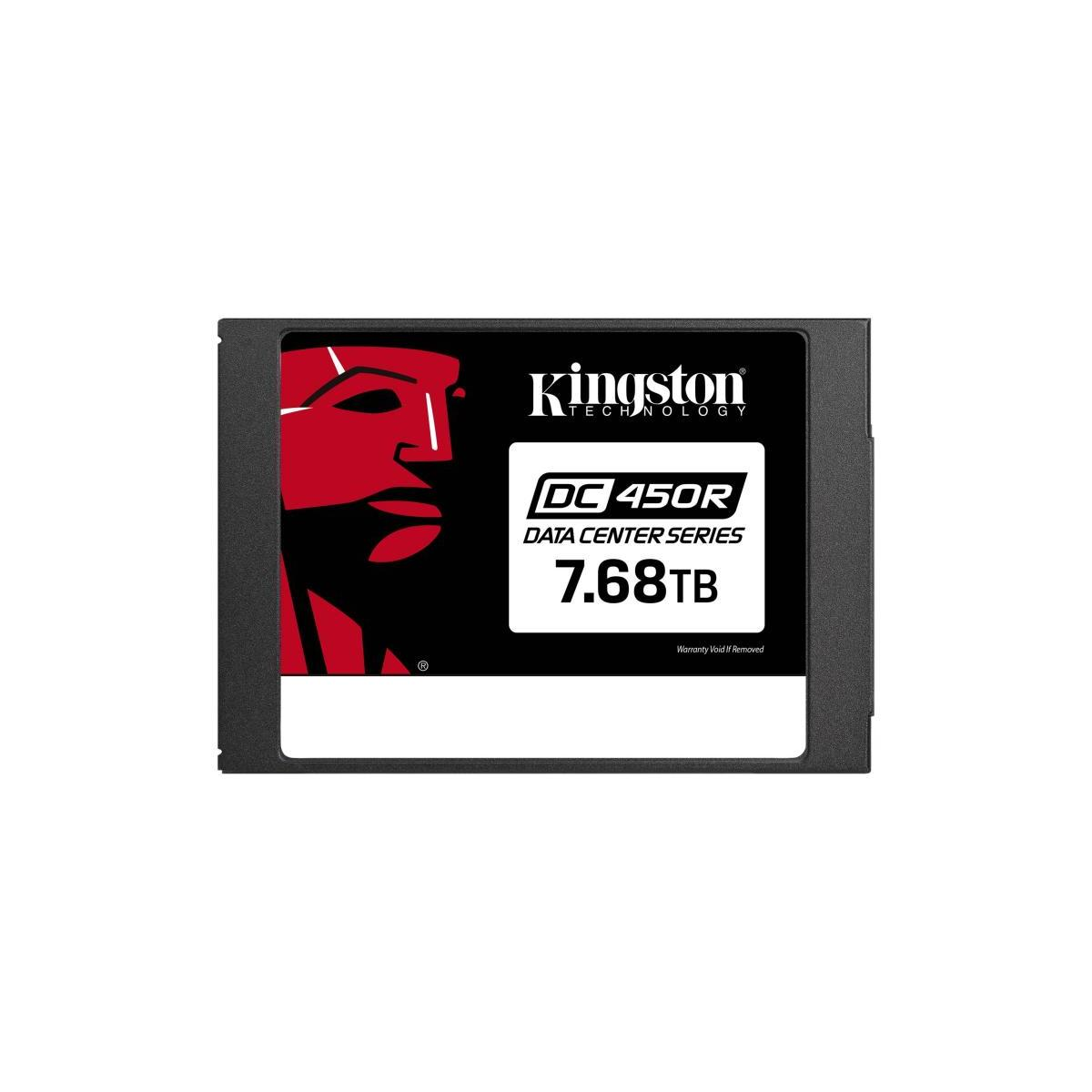KINGSTON Kingston Data Center DC450R (SSD - 7.68TB intern, 7,68 TB, verschlüsselt), Zoll, SATA SSD, 2,5 intern 6Gb/s