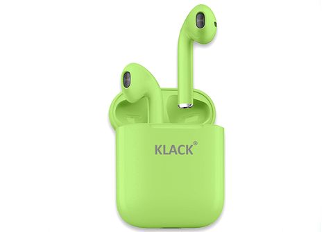 Auriculares Inalámbricos Bluetooth con Micrófono y Caja de Carga - I11  KLACK, Intraurales, Bluetooth, Blanco