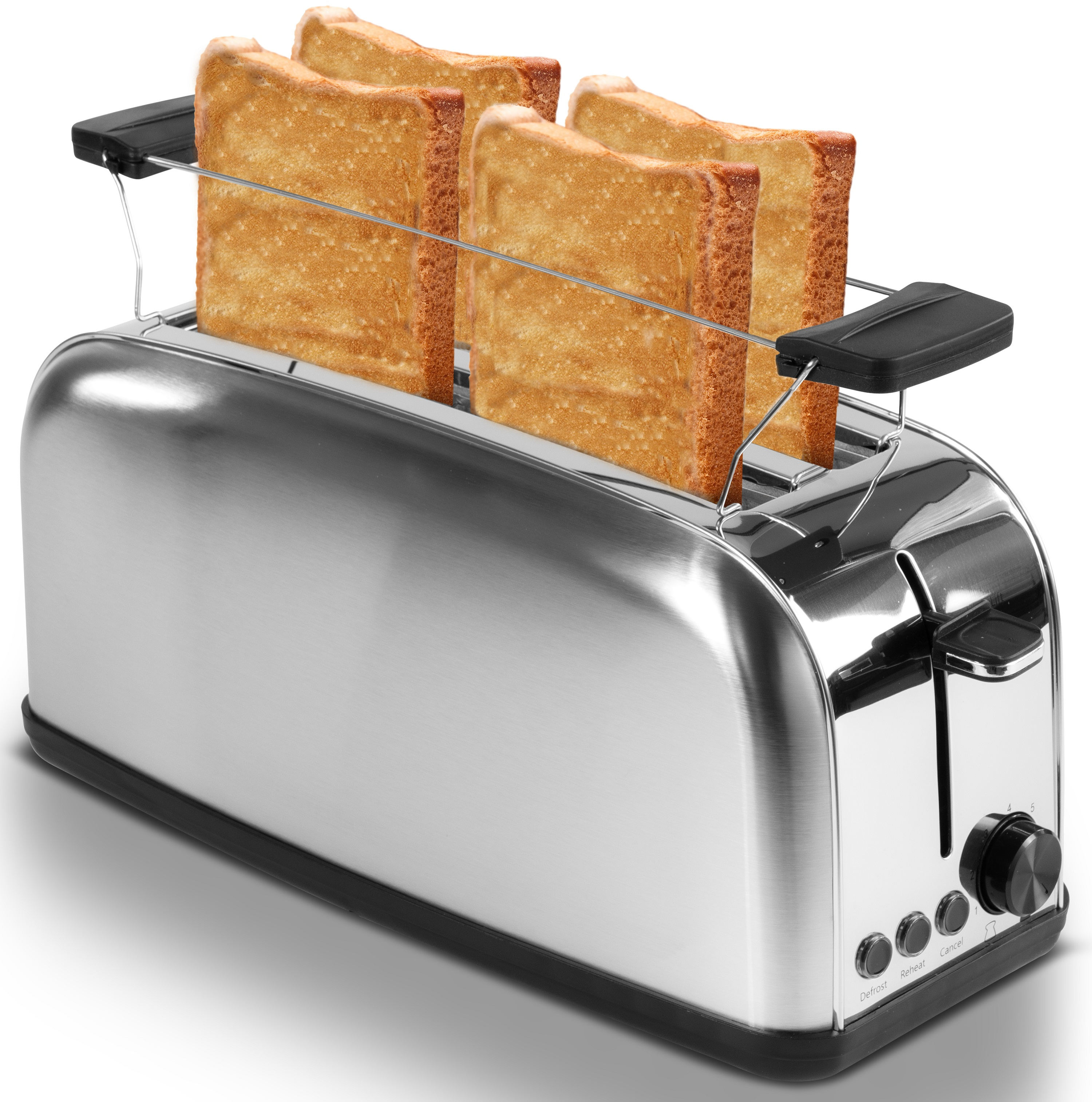 Watt, Silber Schlitze: 4) STEINBORG Toaster SB-2070 (1400