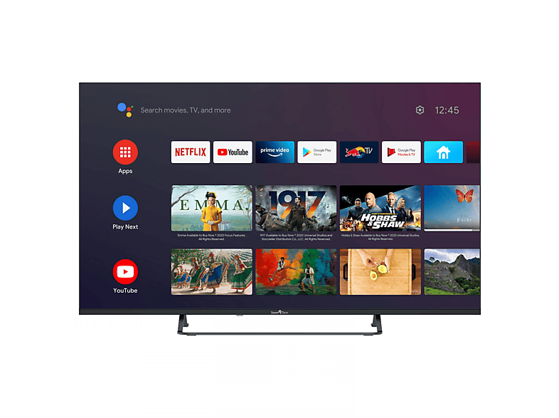 SMART TECH 50 Zoll 4K-UHD Android 9.0 Smart TV 50UA10V3 LED TV (Flat ...