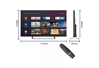 SMART TECH 50UA10V3 50 Zoll Android Smart TV LED TV (Flat, 50 Zoll / 126 cm, UHD 4K, SMART TV, Android 9.0)