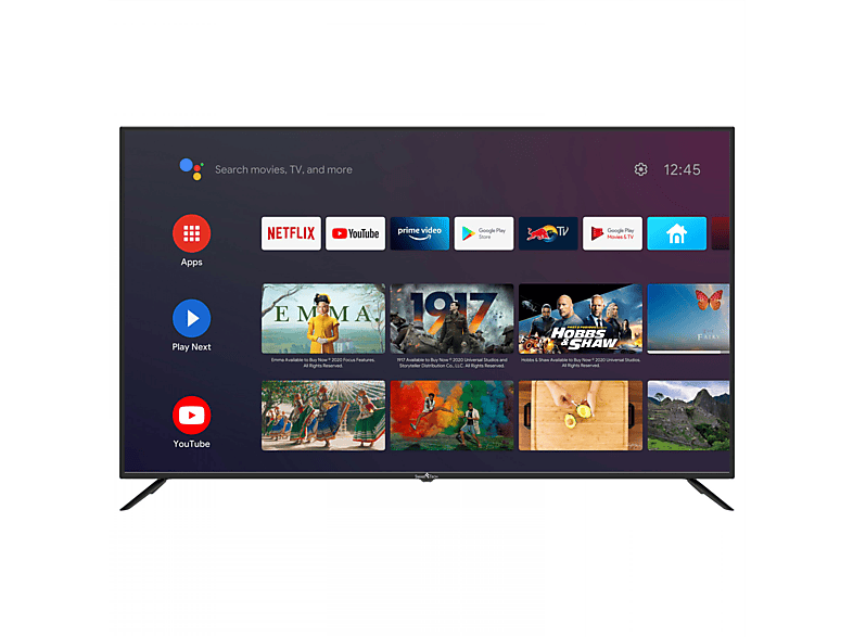 SMART TECH 75 Zoll Android 9.0 Smart TV 75UA10T1 LED TV (Flat, 75 Zoll