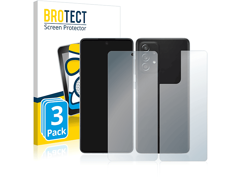 BROTECT 3x Airglass matte A52 Schutzfolie(für Samsung 5G) Galaxy