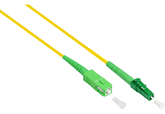 KABELMEISTER LWL Simplex OS2 (Singlemode, 9/125) LC (APC) / SC (APC), LSZH, Netzwerkkabel, 7,5 m