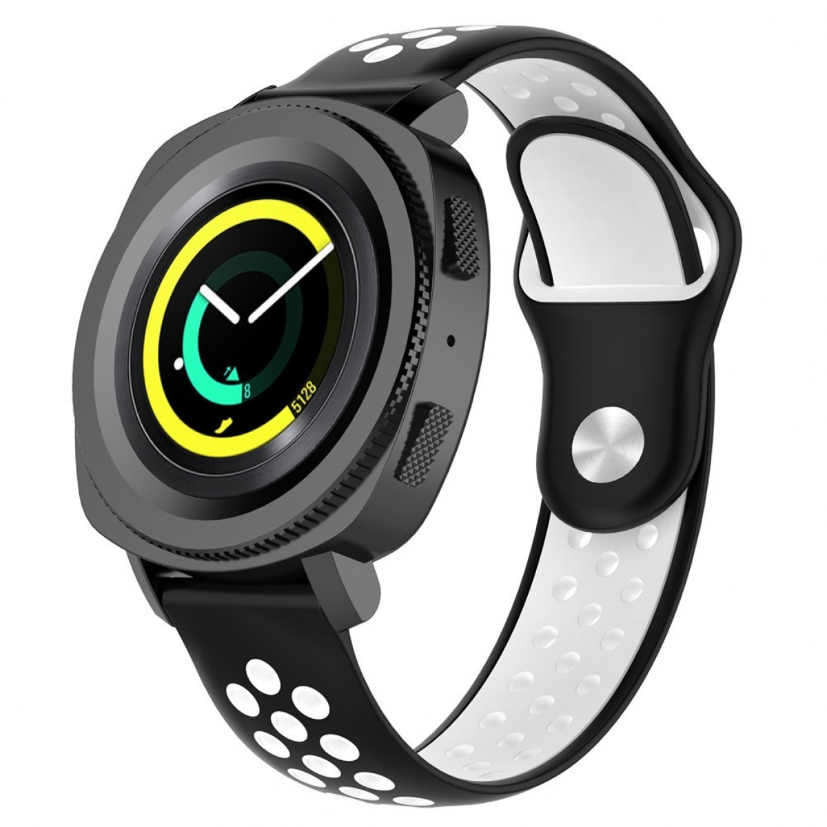 CASEONLINE EBN, Smartband, Samsung, Galaxy Gear Schwarz/Weiß Sport