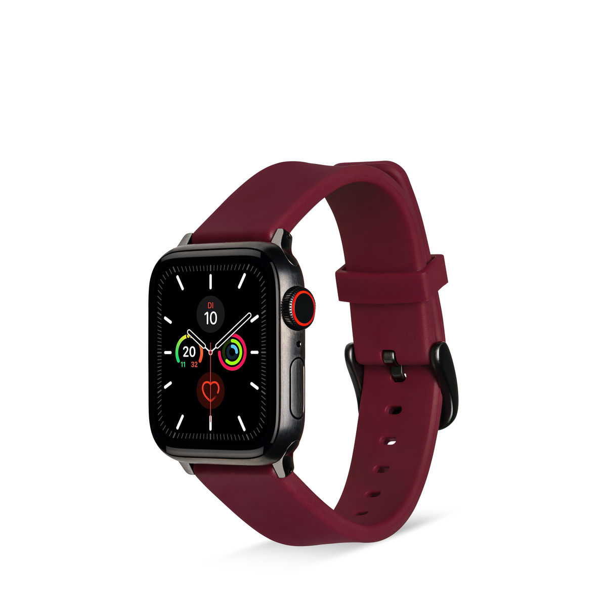 Silicone, 6-4 Rot Ersatzarmband, (41mm), Watch (38mm), ARTWIZZ WatchBand Apple & SE 3-1 Apple, 9-7 (40mm),