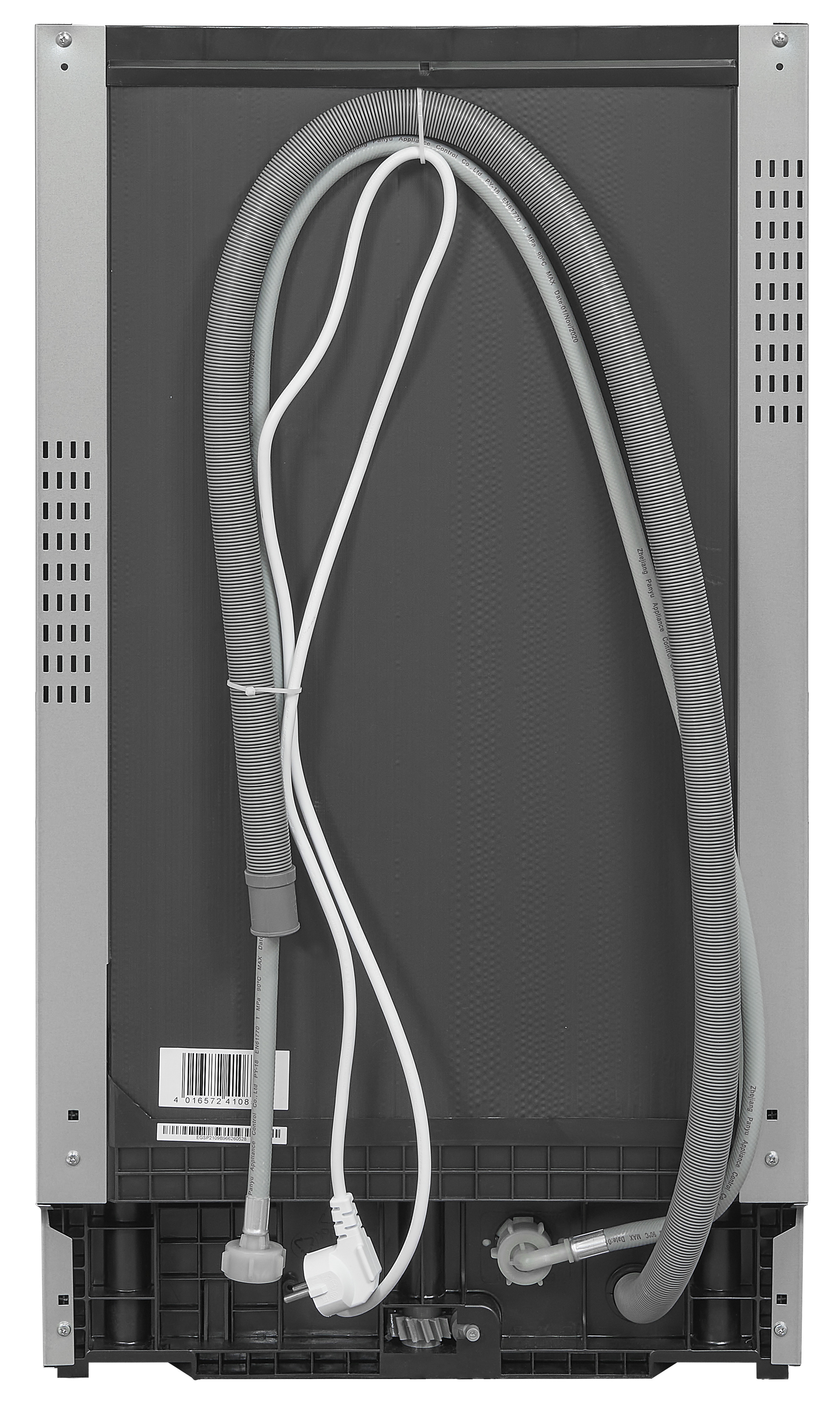 EXQUISIT EGSP2109-E-030E silber mm dB (A), (Besteckkorb, breit, E) 448 Geschirrspüler (Einbaugerät 47