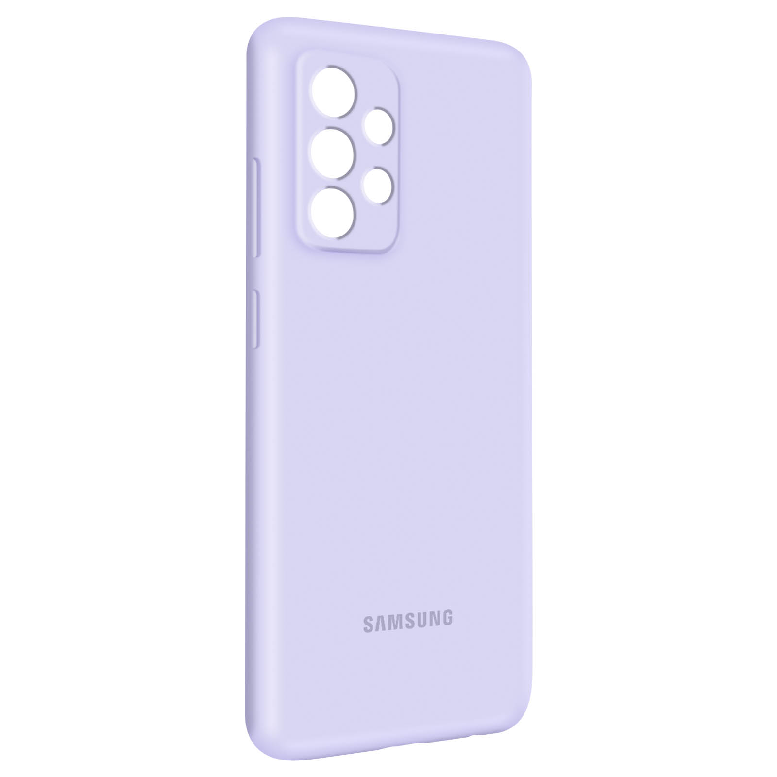 Samsung, Backcover, Cover SAMSUNG Violett A72, Silicone EF-PA725, Galaxy