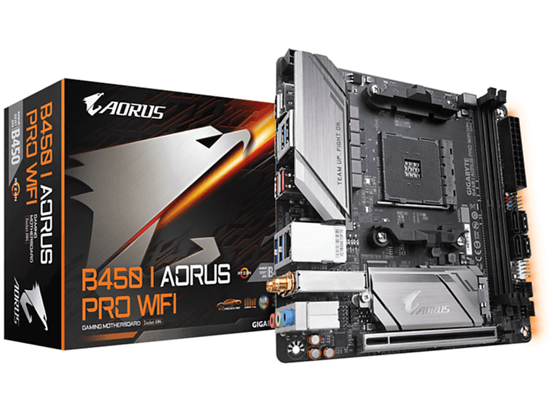 GIGABYTE GAB450IAORUSPROWIFI (AM4) (D) Mainboards schwarz SATURN