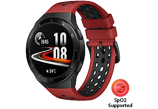 HUAWEI Watch GT 2e-rot Smartwatch Silikonarmband, rot