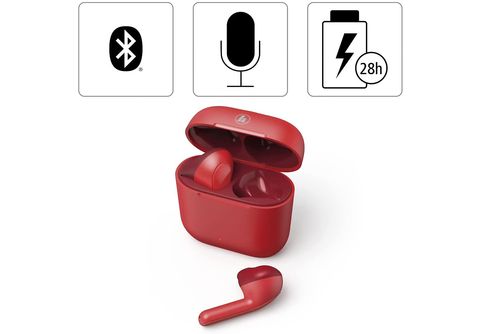 HAMA Freedom SATURN Rot In-ear Light, | Kopfhörer Bluetooth
