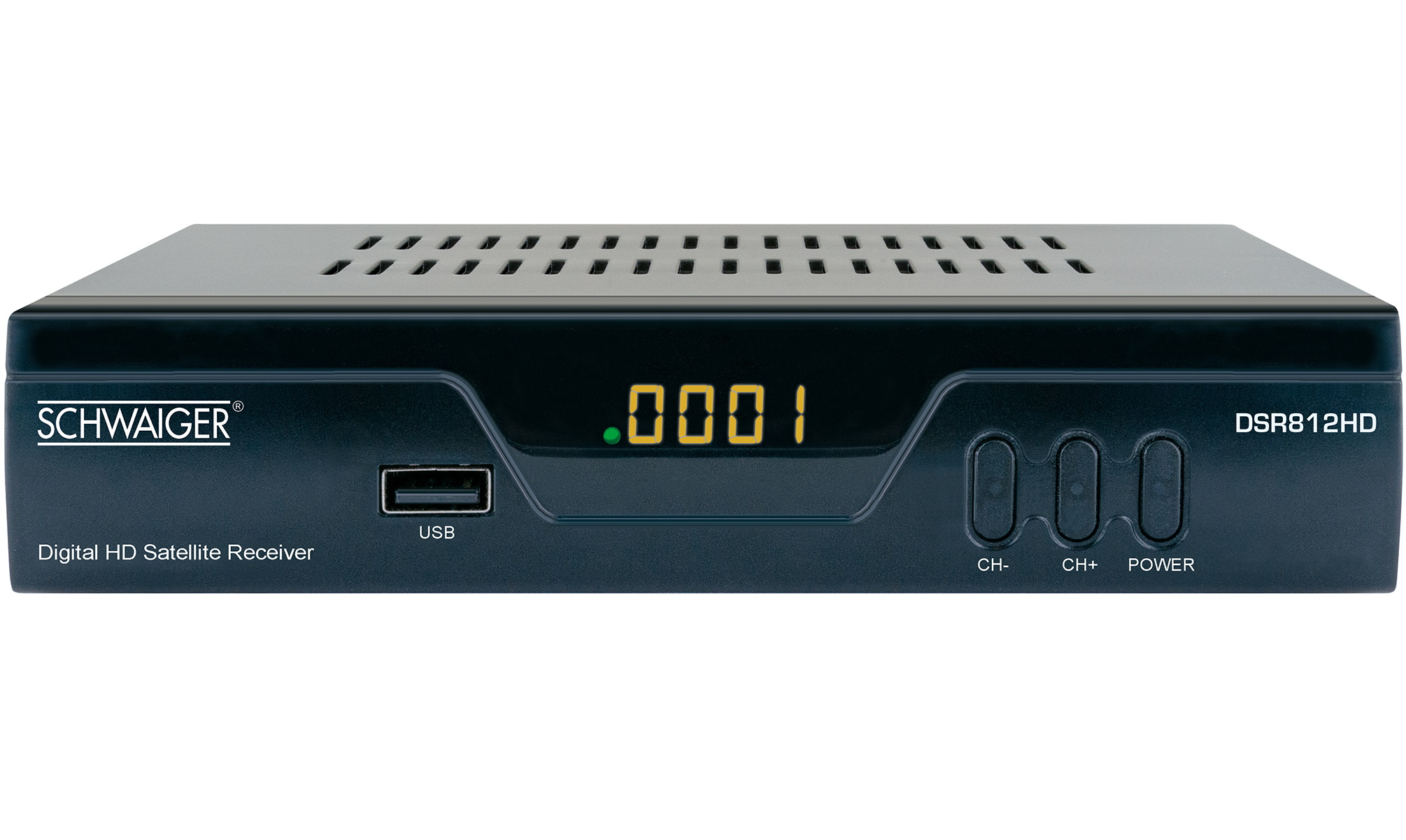 SCHWAIGER -DSR812HD- FULL HD (DVB-S2, Satellitenreceiver Schwarz)