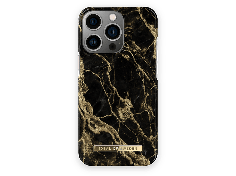 IDEAL OF SWEDEN IDFCSS20-I2161P-191, 13 Pro, Golden iPhone Apple, Smoke Marble Backcover