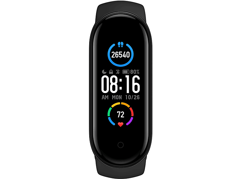 Band Smart Mi Smartwatch Elastomer, 5 Thermoplastisches XIAOMI schwarz