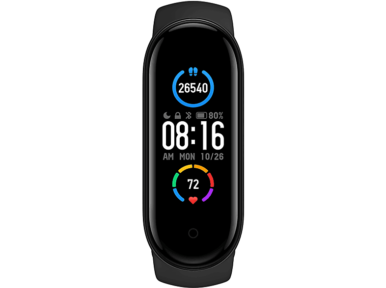 Pulsera de actividad Mi Band 5 XIAOMI, -, Poliuretano termoplástico (TPU), Negro | MediaMarkt