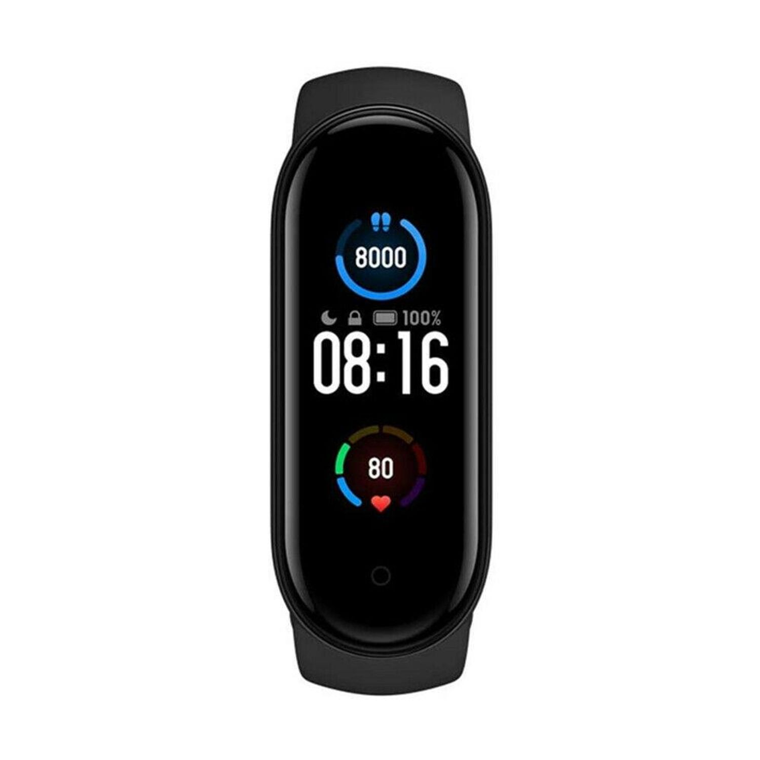 Band Smart Mi Smartwatch Elastomer, 5 Thermoplastisches XIAOMI schwarz