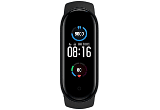 tocino Método rosario Pulsera de actividad - Mi Band 5 XIAOMI, -, Poliuretano termoplástico  (TPU), Negro | MediaMarkt