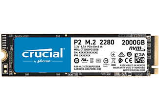 CRUCIAL P2, 2000 GB, SSD, intern
