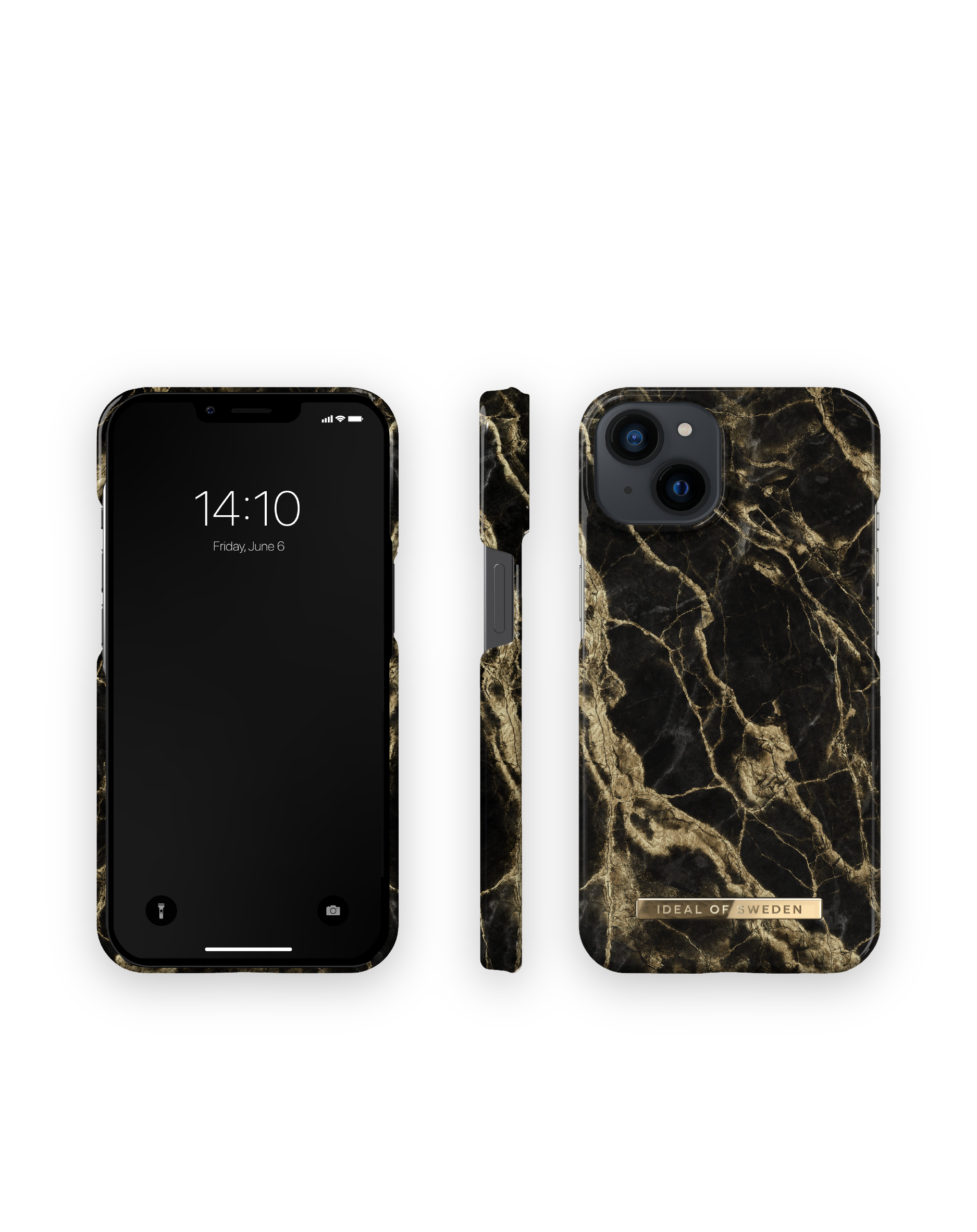 IDEAL OF Marble iPhone 13, Golden IDFCSS20-I2161-191, Smoke Backcover, SWEDEN Apple