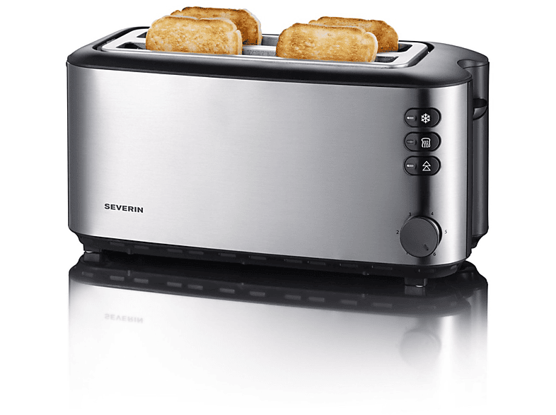 SEVERIN AT 2509 Toaster Edelstahl (1400 Watt, Schlitze 2,0) SATURN